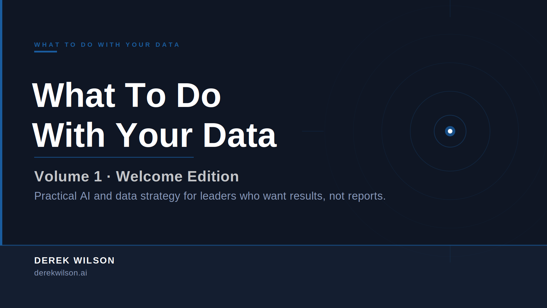 Newsletter image What to Do With your Data
